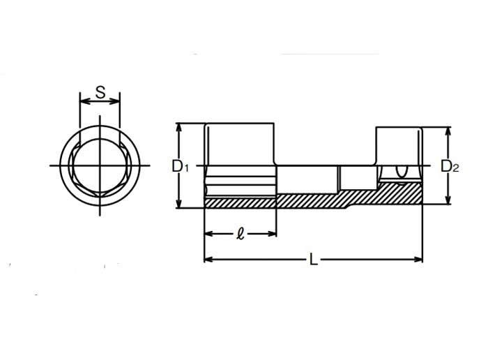 Ko-Ken Special Socket For Lambda Probe2