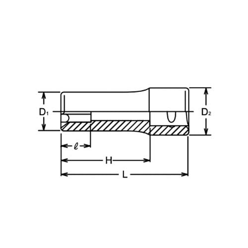 Ko - Ken Torx Deep Socket (3325) - AIMS Industrial Supplies