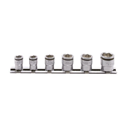 Ko - Ken Torx Plus Bit Socket Set On Rail 3/8" Drive x 20 - 55IP, 8pcs - AIMS Industrial Supplies