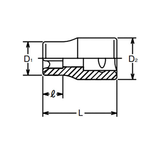 Ko - Ken Torx Socket (2425) - AIMS Industrial Supplies