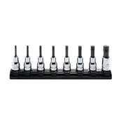 Ko-Ken Torx Socket Set On Magnetic Rail 3/8" Drive T20 - T55 x 50mm, 8Pcs - AIMS Industrial Supplies