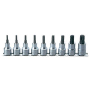 Ko - Ken Torx Socket Set On Rail 1/2" Drive T20 - T60, 9pcs - AIMS Industrial Supplies