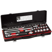 Ko - Ken Z - Series KO3286Z 3/8" Drive Socket Set with Accessories (7 - 22mm), 21 Pieces - AIMS Industrial Supplies