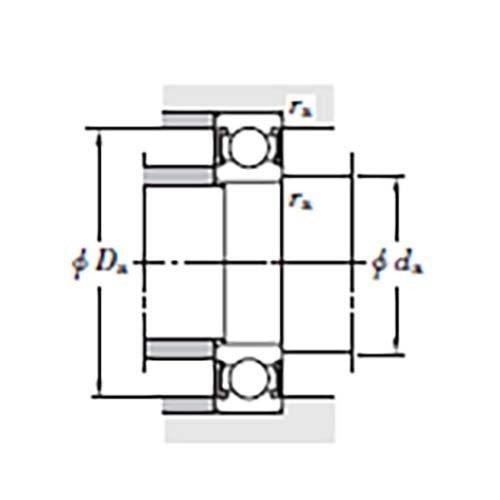 Koyo/JTEKT 6915-ZZ Deep Groove Ball Bearing Metal Shield 75 x 105 x 16mm - AIMS Industrial Supplies