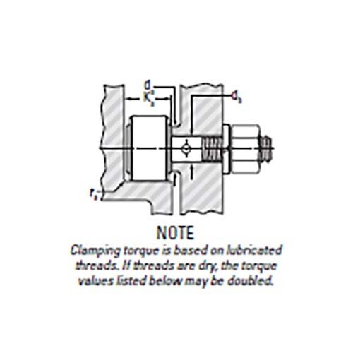Koyo/JTEKT Cam Follower Full Complement 2RS Cylindrical Outer Ring - AIMS Industrial Supplies