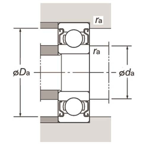 Koyo/JTEKT Miniature Ball Bearing Metal Shield - 600 Series - AIMS Industrial Supplies