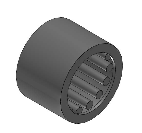Koyo/JTEKT Shell Type Needle Roller Bearing Closed End 30 x 37 x 26mm (JR25X30X26.5)