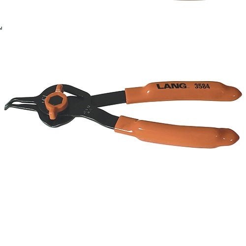 Lang Combination Snap Ring Pliers 0.9652mm Tip Diameter 45° - AIMS Industrial Supplies