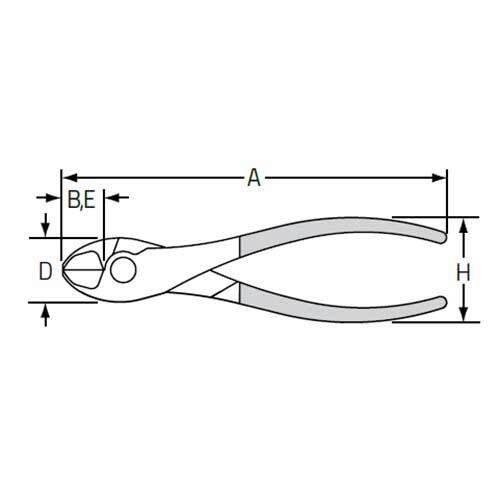 Lap Joint Diagonal Cutting Plier - AIMS Industrial Supplies