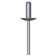 Large Flange Dome Head Rivet AL 5052 Steel Zinc Plated - AIMS Industrial Supplies