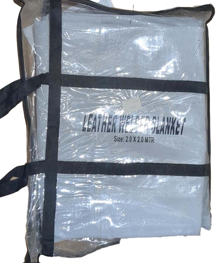 Leather Welding Blanket (No Eyelets) - 2m x 2m - AIMS Industrial Supplies