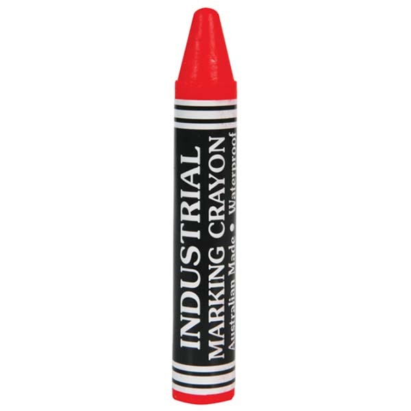 Leviathan Industrial Crayon Fl/Red 12-Pack