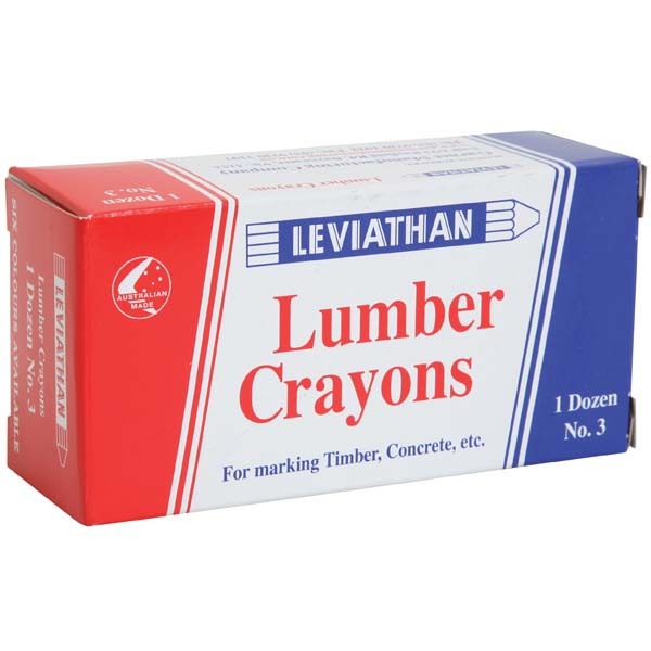 Leviathan No.3 Lumber Crayon White 12-Pack