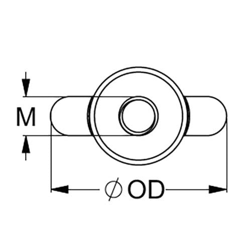 Lifting Eye Nut DIN 582 - Zinc Yellow Passivate3