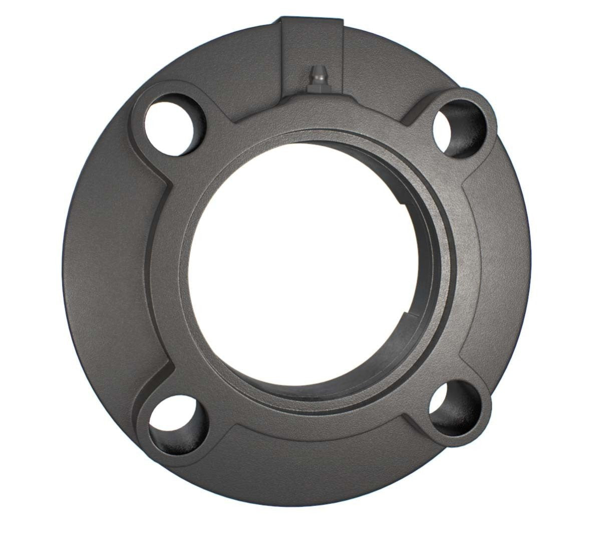 Light 4 - Bolt Spigotted Flange Cast Iron Bearing Housing - AIMS Industrial Supplies