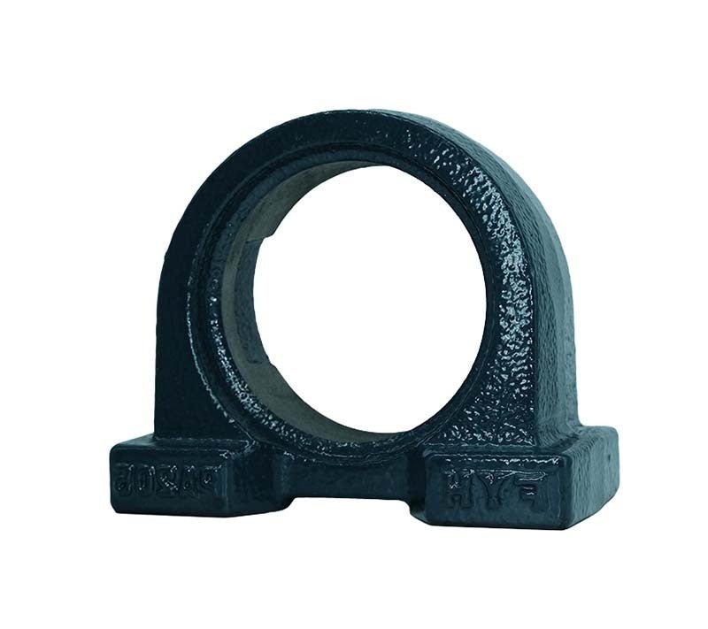 Light Tapped Base Pillow Block Cast Iron Bearing Housing - AIMS Industrial Supplies