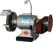 Linishall BG8/915 Bench Grinder 8" w/Linishing Attachment - AIMS Industrial Supplies