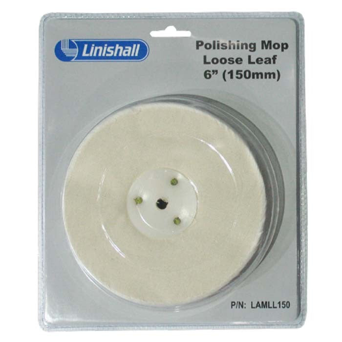 Linishall Polishing Mop Loose Leaf 150mm (6")