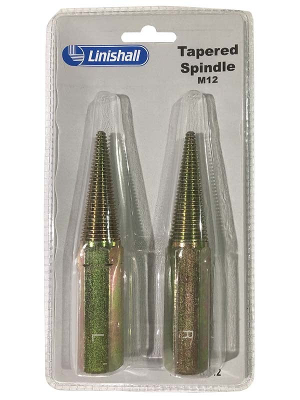 Linishall Tapered Spindle Set (LH & RH) M12 x 130mm