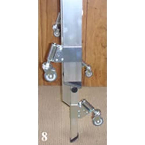 Little Jumbo Safety Step Spring Loaded Castors 4/Set - AIMS Industrial Supplies
