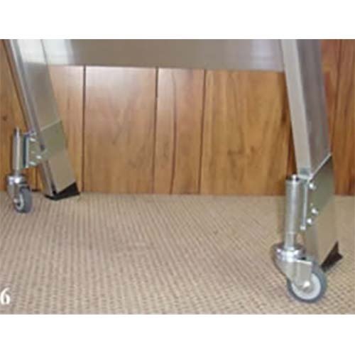 Little Jumbo Safety Step Spring Loaded Castors 4/Set - AIMS Industrial Supplies