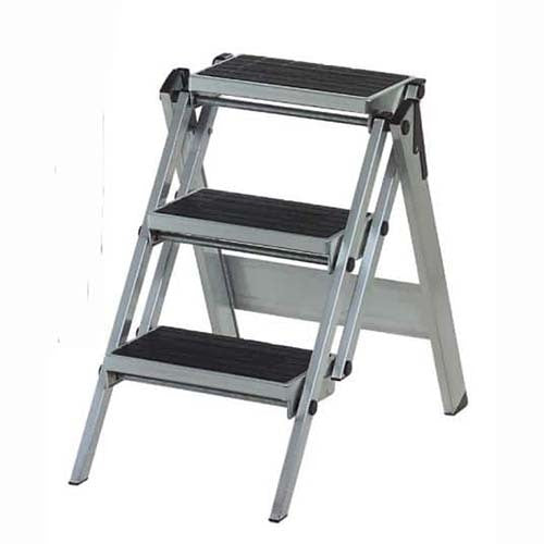 Little Jumbo Safety Steps 3 Step Compact Black Synthetic Cover 690mm