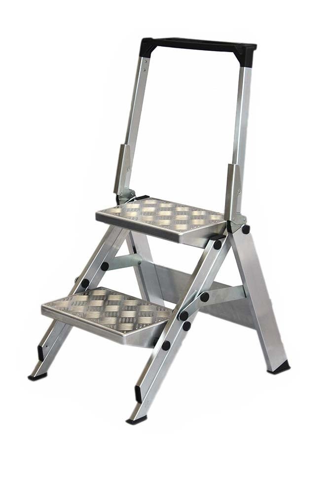 Little Jumbo Safety Steps - With Rail - AIMS Industrial Supplies