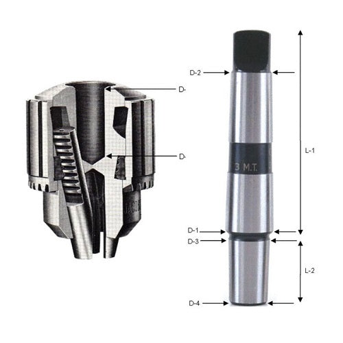Llambrich Drill Chuck Arbor Morse Taper To DIN Taper2