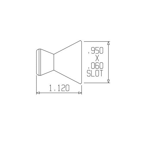 Loc-Line 1" Acid Resistant Flare Nozzle for 1/4 Modular Hose2