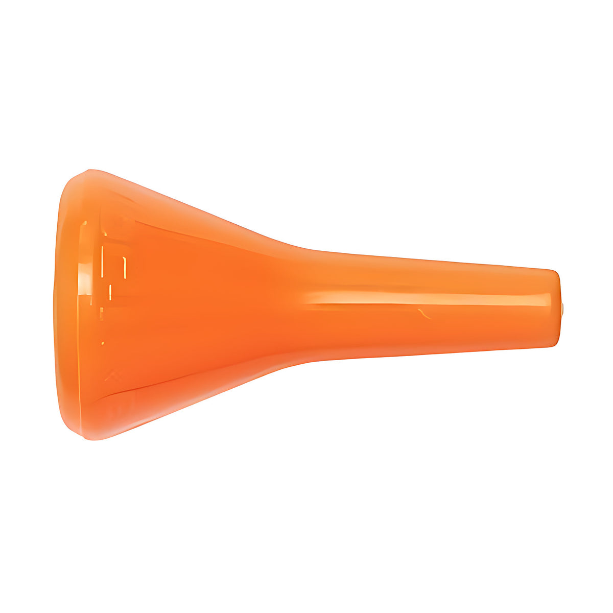 Loc-Line 1/16" Round Nozzle for 1/4" Modular Hose, orange small round nozzle with narrow outlet