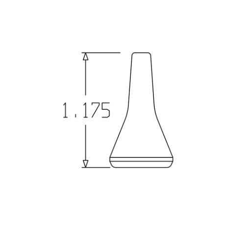 Loc-Line 1/16" Round Nozzle for 1/4" Modular Hose - AIMS Industrial Supplies