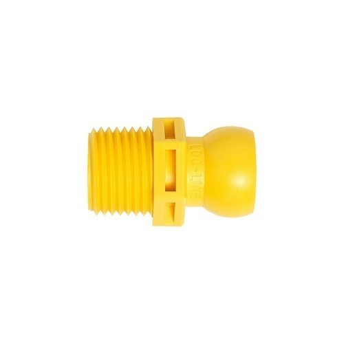 Loc-Line 1/2" Acid Resistant NPT Connector for 1/2" Modular Hose - Pack of 4 - AIMS Industrial Supplies