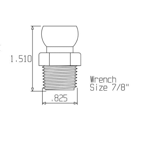 Loc-Line 1/2" Acid Resistant NPT Connector for 1/2" Modular Hose - Pack of 4 - AIMS Industrial Supplies