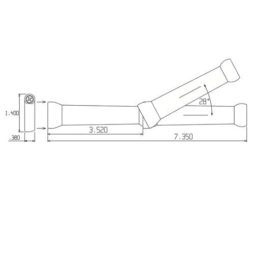 Loc-Line 1/2" Extended Element for 1/2 Modular Hose - AIMS Industrial Supplies