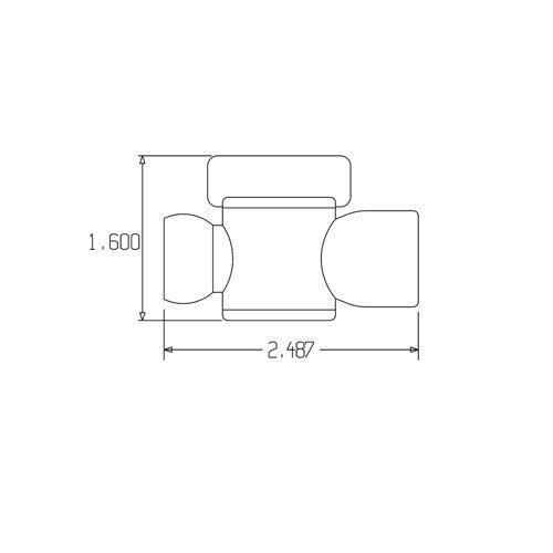 Loc-Line 1/2" Female NPT Valve for 1/2 Modular Hose - AIMS Industrial Supplies