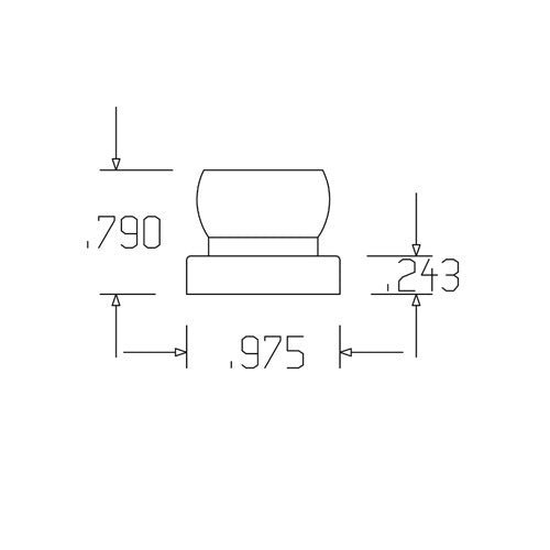 Loc-Line 1/2" Fixed Mount for 1/2 Modular Hose - AIMS Industrial Supplies