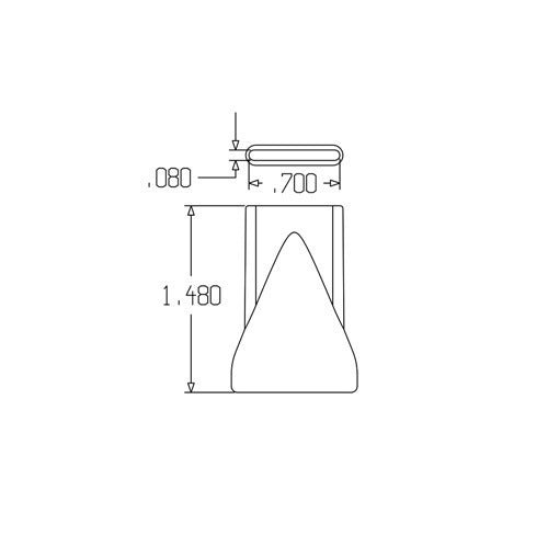 Loc-Line 1/2" Flat Slot 80 Nozzle for 1/2 Modular Hose - AIMS Industrial Supplies