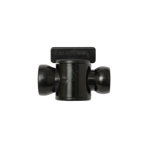 Loc-Line 1/2" In-Line Valve for Modular Hose - Pack of 10, Black