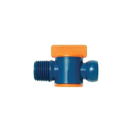 Loc-Line 1/2" Male NPT Valve for 1/2 Modular Hose - AIMS Industrial Supplies