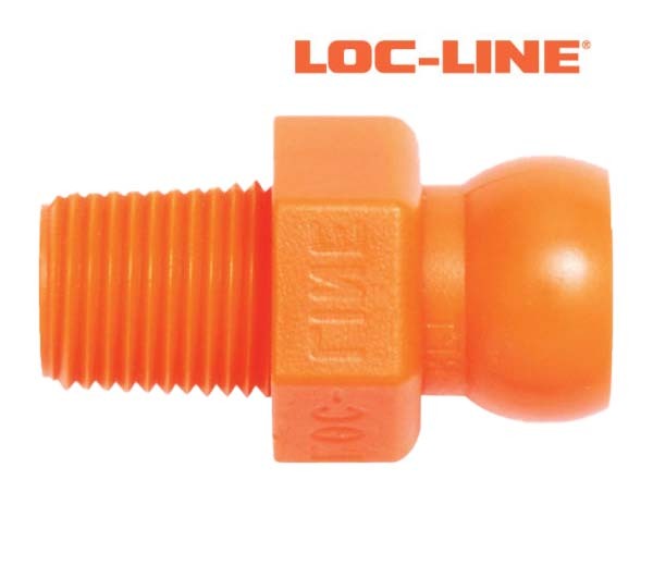 Loc-Line 1/2" NPT Connector for 1/2" Modular Hose - Pack of 4