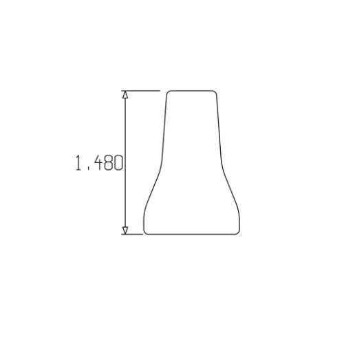Loc-Line 1/2" Round Nozzle for 1/2 Modular Hose - AIMS Industrial Supplies