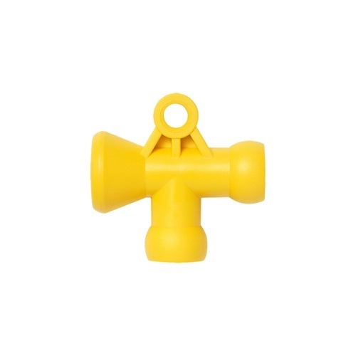 Loc-Line 1/4" Acid Resistant T Fitting for 1/4" Modular Hose - Pack of 2