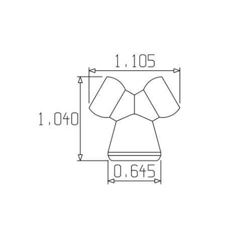 Loc-Line 1/4" Acid Resistant Y Fitting for 1/4" Modular Hose - AIMS Industrial Supplies
