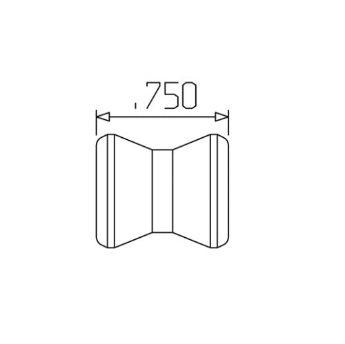 Loc-line 1/4" Double Socket for 1/4 Modular Hose2