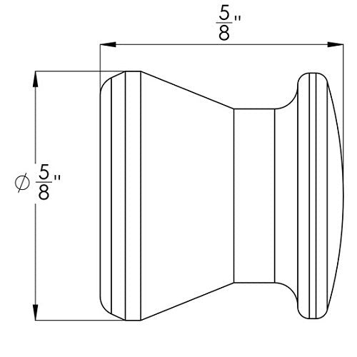 Loc-Line 1/4" End Cap for 1/4 Modular Hose - AIMS Industrial Supplies