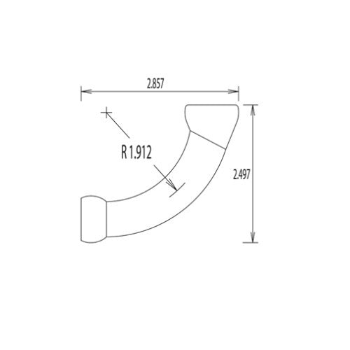 Loc-Line 1/4" Extended Elbow for Modular Hose Kit2