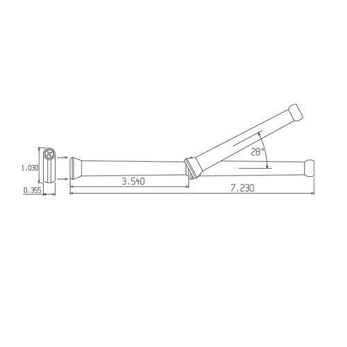Loc-Line 1/4" Extended Element for 1/4" Modular Hose - AIMS Industrial Supplies