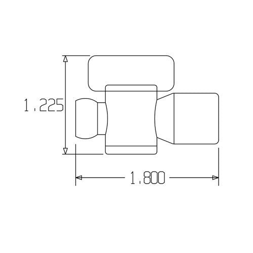 Loc-Line 1/4" Female NPT Valve for 1/4 Modular Hose - AIMS Industrial Supplies