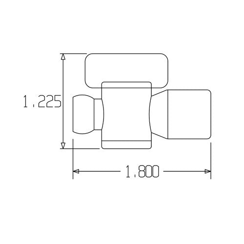 Loc-Line 1/4" Female NPT Valve for 1/4 Modular Hose2