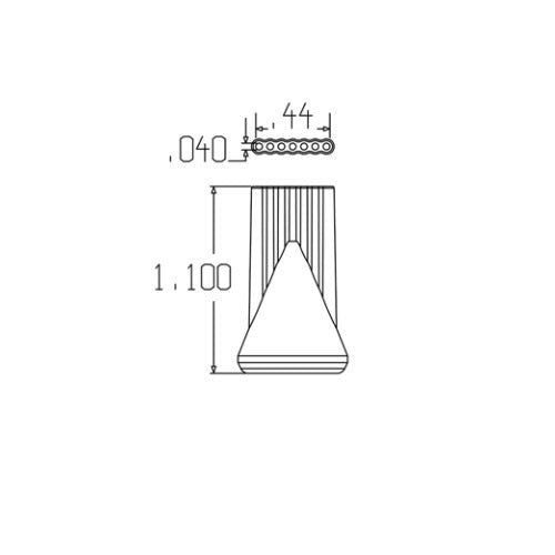 Loc-Line 1/4" Flat 7 Hole Nozzle for 1/4" Modular Hose - AIMS Industrial Supplies